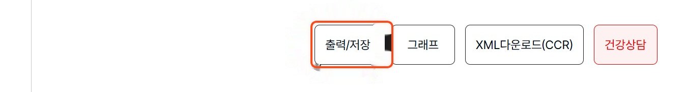 출력/저장 버튼